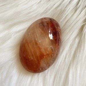 115g Fire Quartz Palm Stone